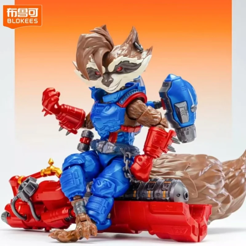 Bloques de Construcción BLOKEES, Marvel Rivals, Rocket Raccoon, Marc Spector, Modelos Móviles para Armar, Juguetes, Decoraciones, Colección, Regalos