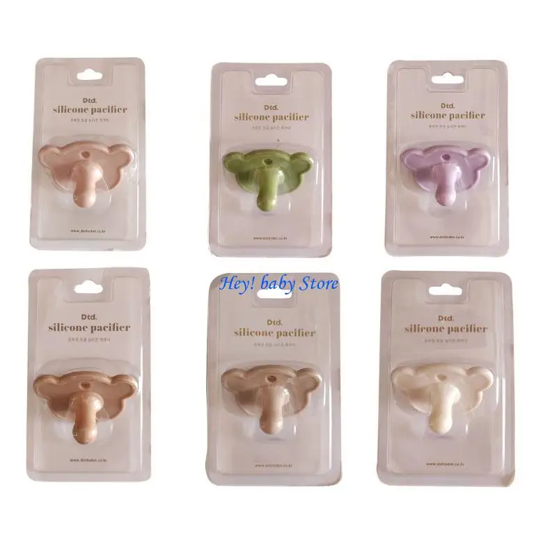 

Q1FE Anti-Colic Pacifier Natural Rubber Pacifier Eco-Friendly Baby Pacifier