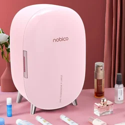 10L Cherry Blossom Powder Cosmetics Refrigerators Home Mini Fridge Mask Eye Cream Lipstick Storage Beauty Makeup Refrigerator