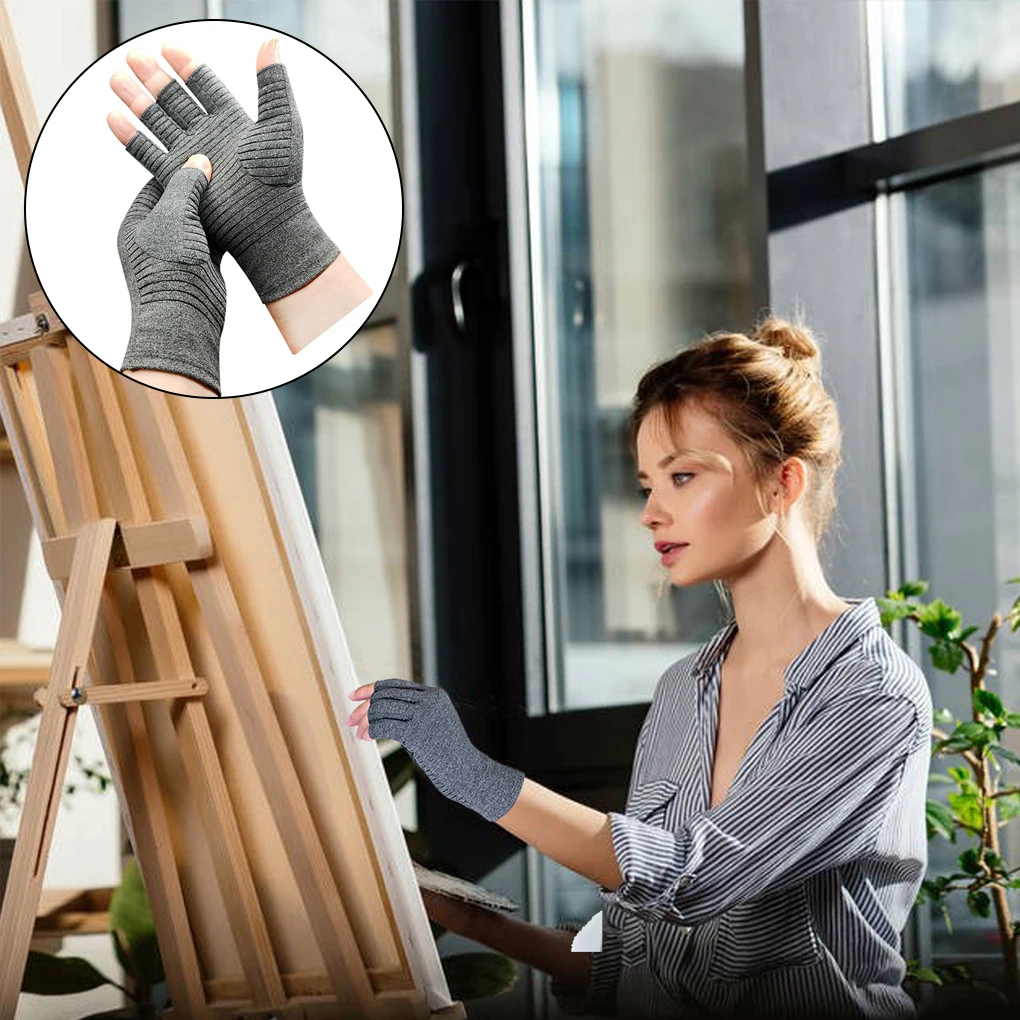 

1 Pair Unisex Glove Portable Training Health Care Gloves Soft Elastic Mitts Joint Protector Anti-skid Hand Supply