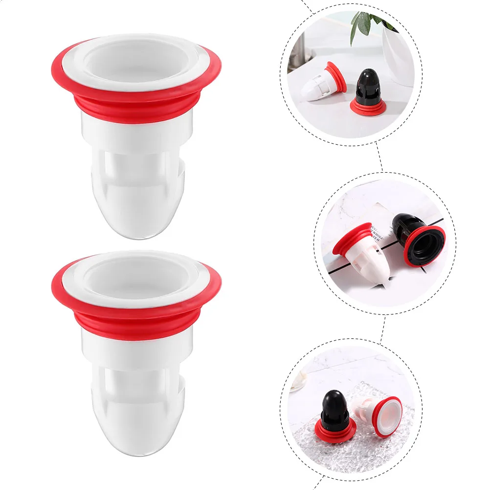 

2Pcs Household Floor Drain Odor-Resistant Covers Wear-Resistant Mesh Filter Net Practical Toilet Shower Supply Durable