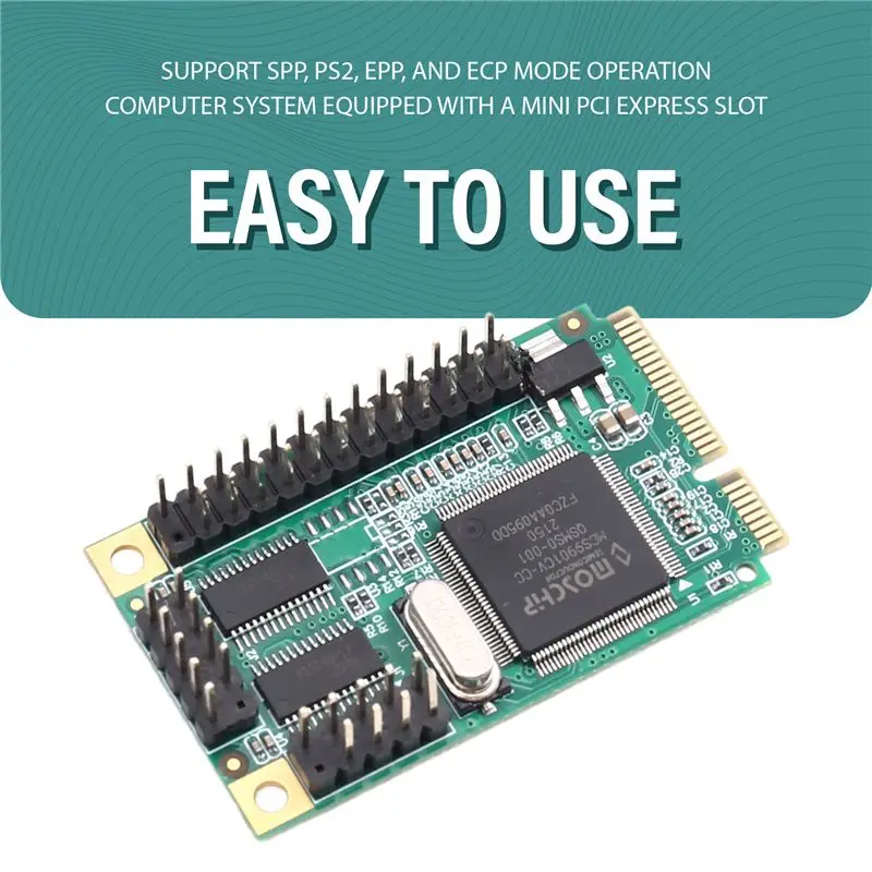 Superior PCI-E To 2 Port Serial DB9 RS232 Parallel DB25 PCI-E Serial DB9 RS232 Parallel DB25 Adapter PCI-E Expansion Card