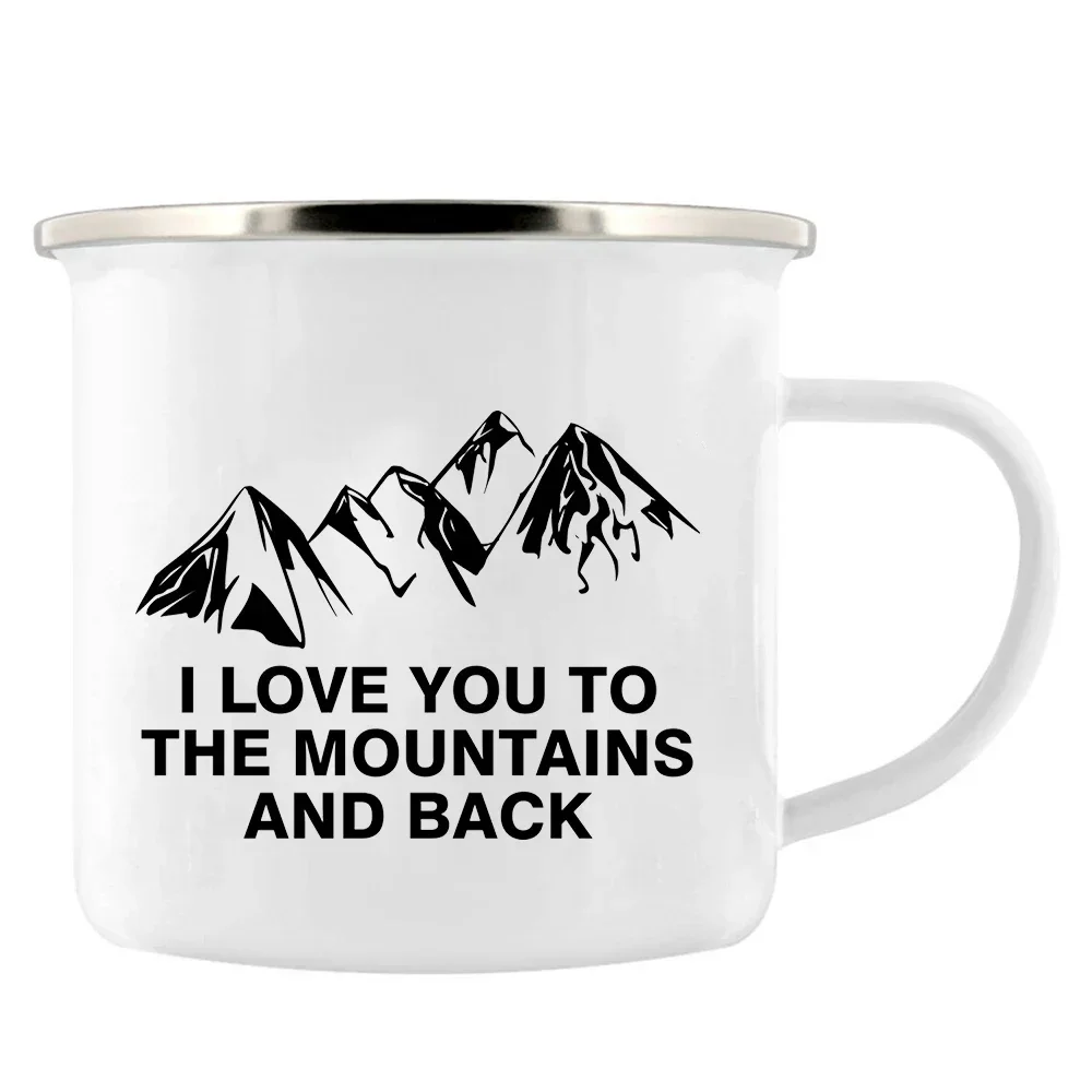 dventure Enamel Mug Explore Together Couple Mugs AGift for Travel Lovers Campfire Camping Mug Hiking Cups Valentine Gift Cupshe