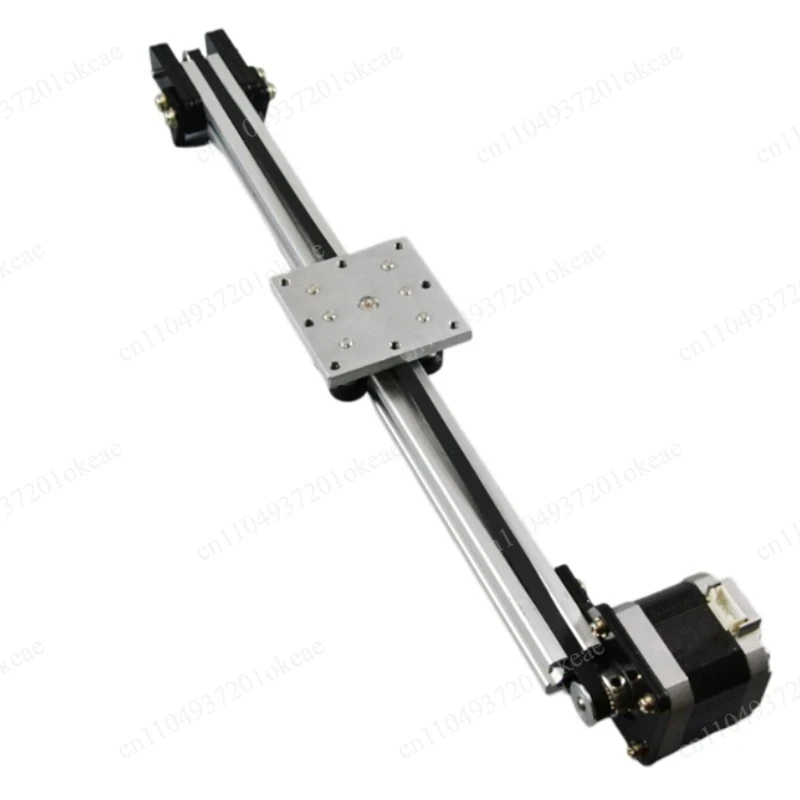 100mm Journey 75mm Linear Slider Synchronous Belt Double Bearing Guideway Slide Table Stroke 42Stepper Motor withXH2.54-4PCable