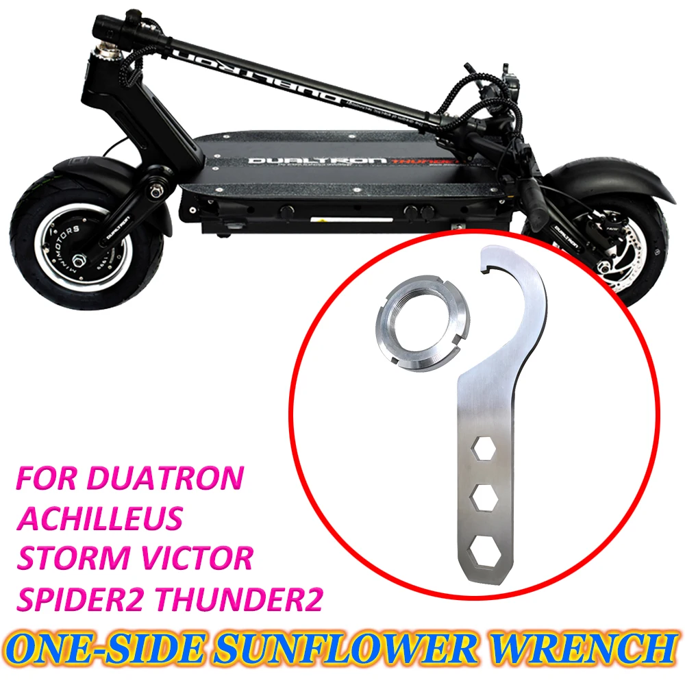 

Suitable For Duatron Storm Victor Spider 2 Thunder 2 Achilleus Electric Scooter Parts New Folding Tool One-side Sunflower Wrench