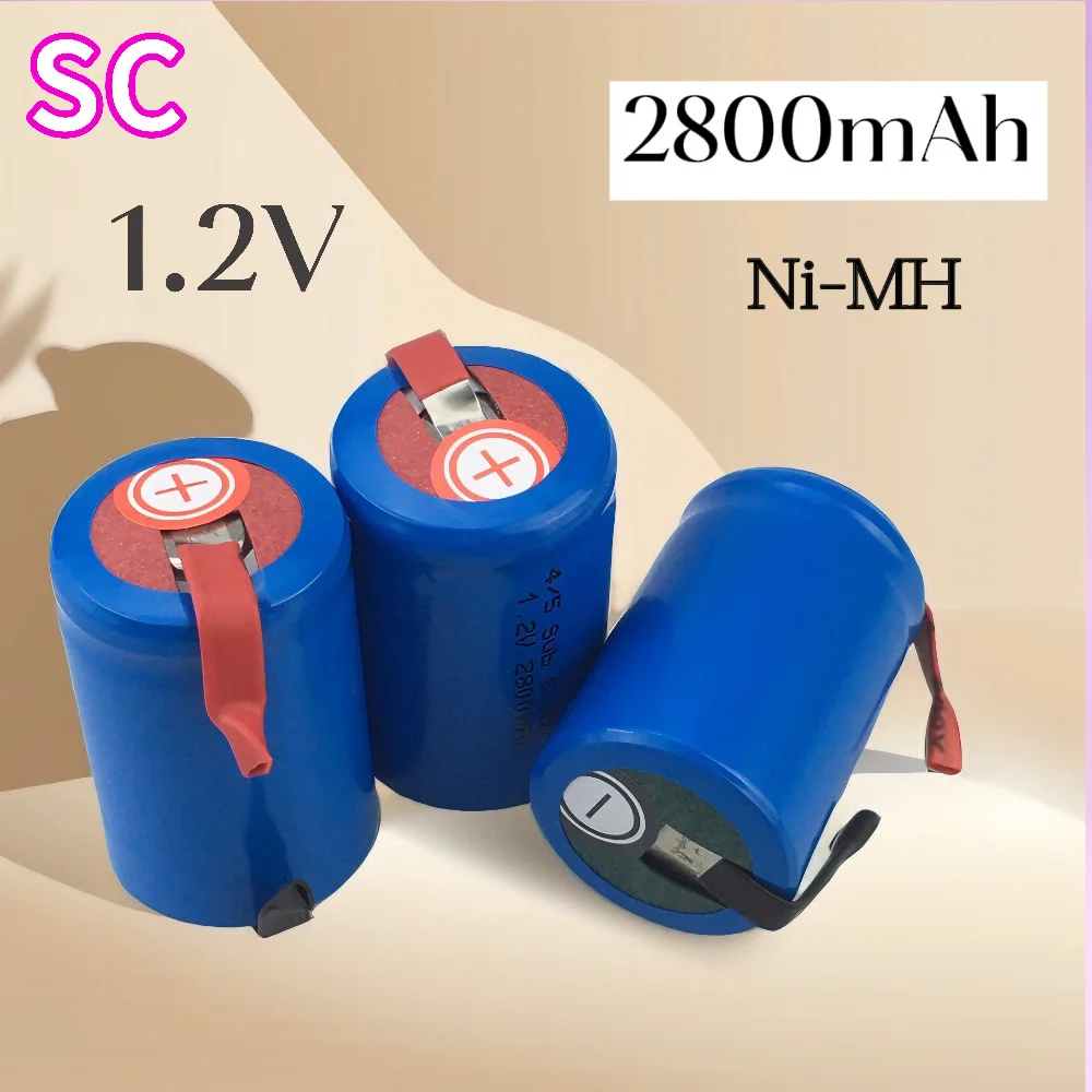 

SC 1.2V 2800mah Original Screwdriver Electric Drill Ni-MH Rechargeable Battey With Welding Label Power Tool SUBC Cells