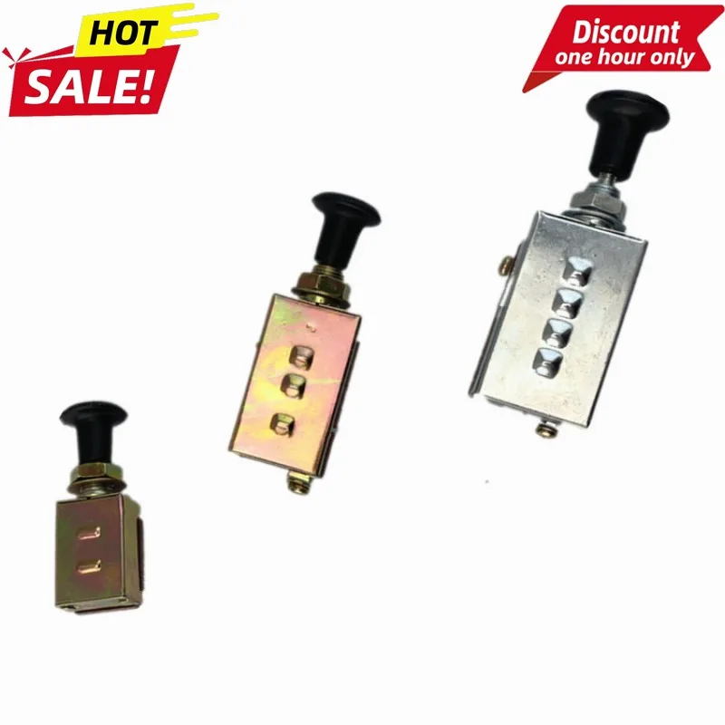 Truck Forklift Agricultural Vehicle Universal Modification Single Gear Push-pull Gear Light JK106JK107JK108 Headlight Switch