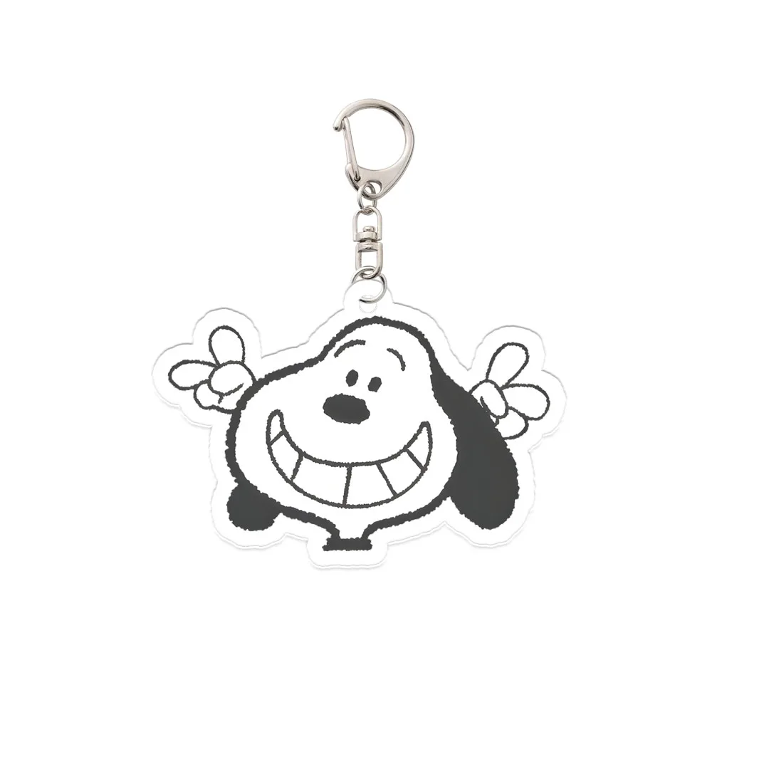 ペンダントスヌーピー学生少年バックパック飾る学生少年バックパックアクセサリーアクリル面白い収集モデルキーホルダー誕生日ギフト