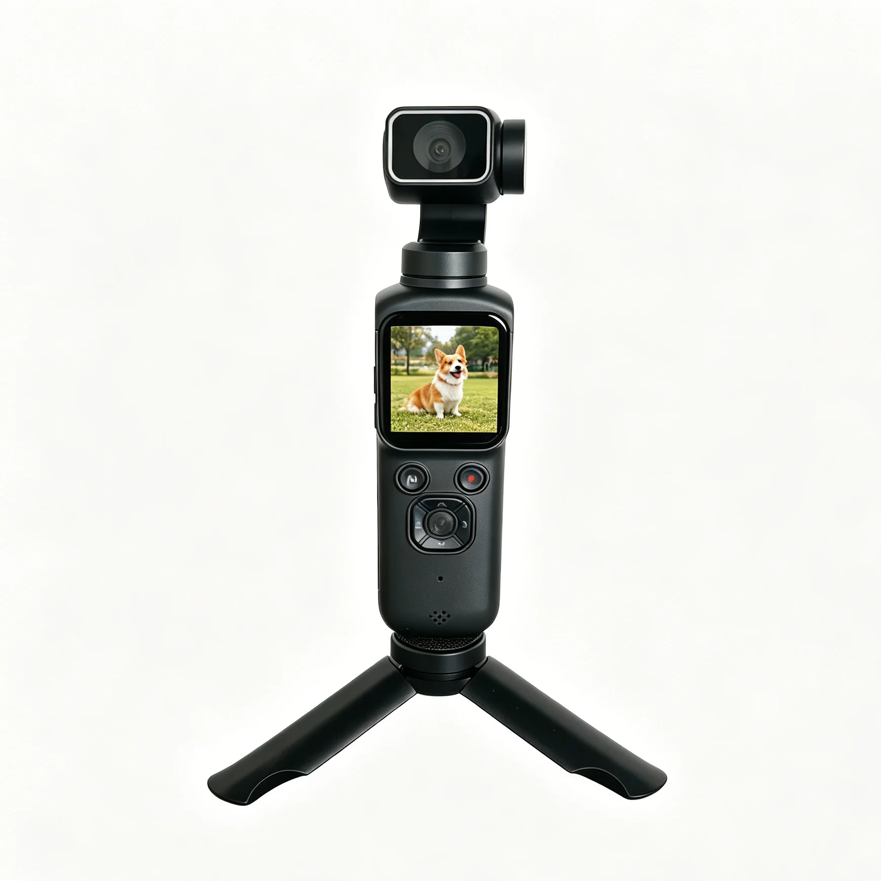 Action Camera HD 4K Recording Out Door Sports DV 330° Rotatable Lens Electronic Vlogging Camera for Action Sports