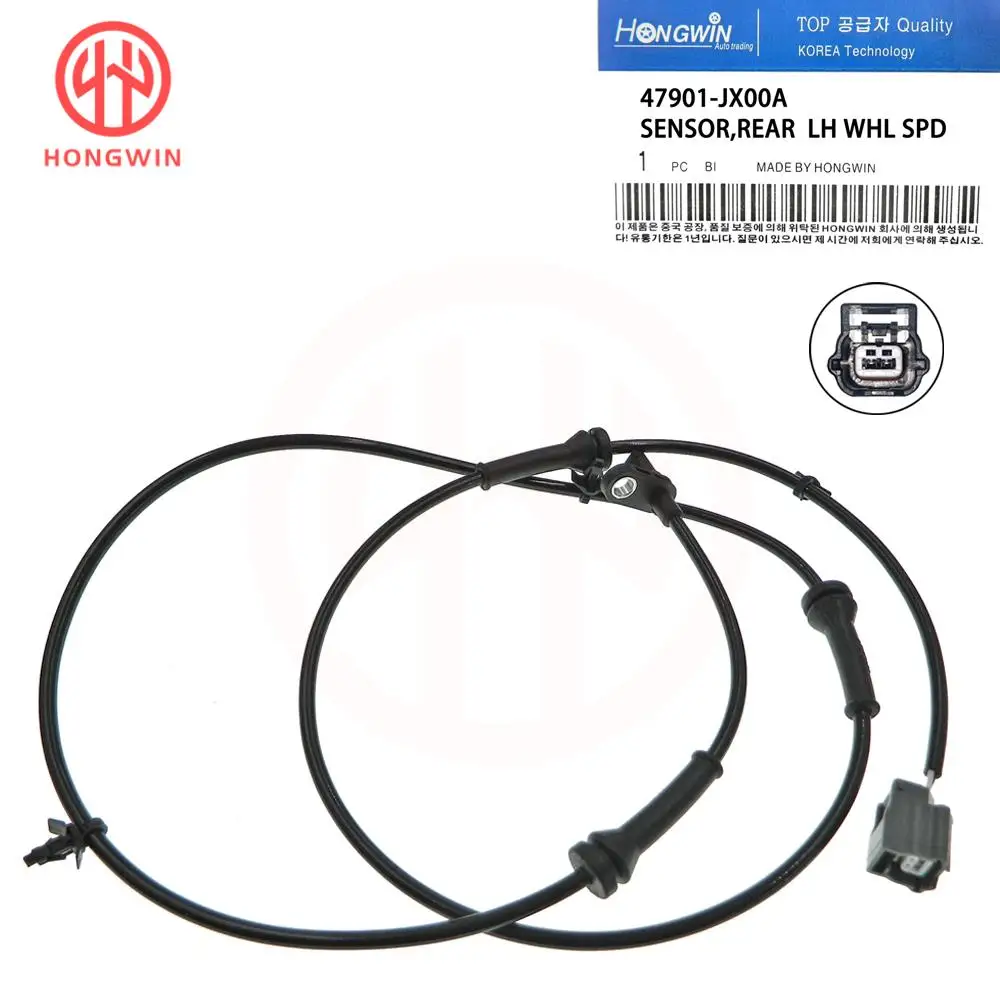 Rear Left Right ABS Wheel Speed Sensor 47901-JX00A / 47900-JX00A For Nissan NV200 Evalia Diesel 1.5 DCi Petrol 1.6 16V 2010-2022