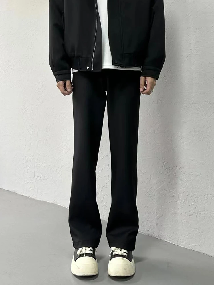 

Bla American High Street Knife Jeans Men's Thiened Fce Slimming Straight Leg Micro Flared Pants Winter Wear