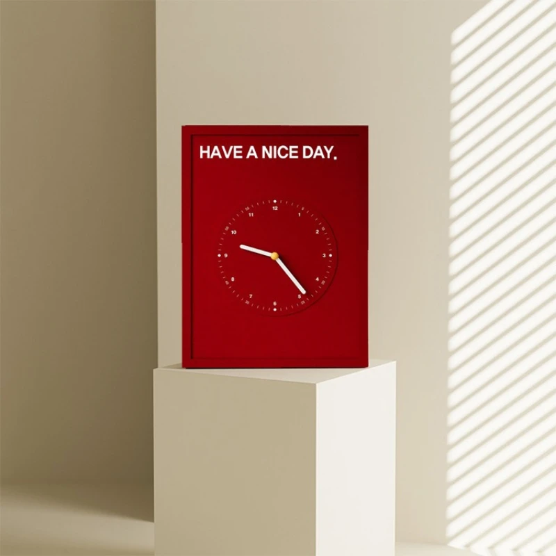 Modern Wall Clock Nordic Minimalist Creative Wall Clocks Household Bedroom Living Room Clocks Artistic Desktop Wall Decoration