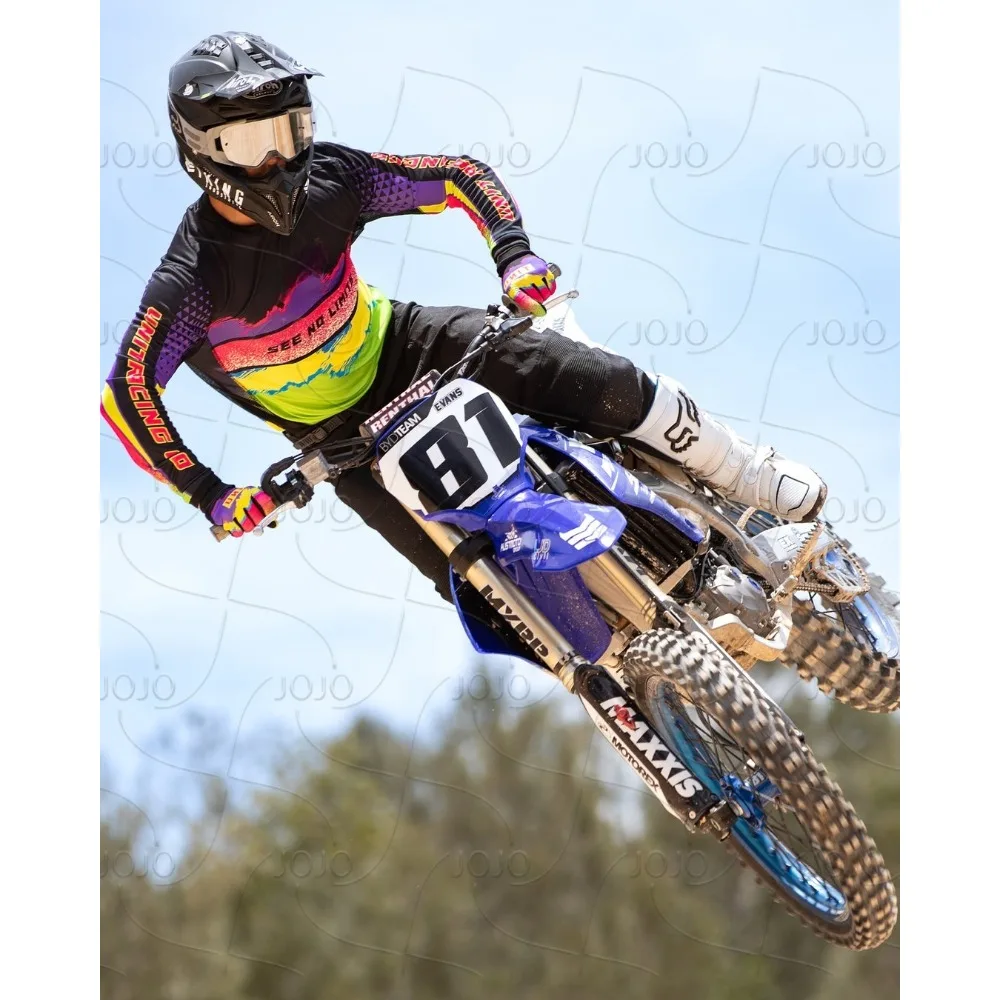 

MTB DH T-shirt, Motorcycle BMX Endurance Sweatshirt, Mountain Bike, Men's Off-road Motorcycle, Quick Drying Long Sleeved Jersey