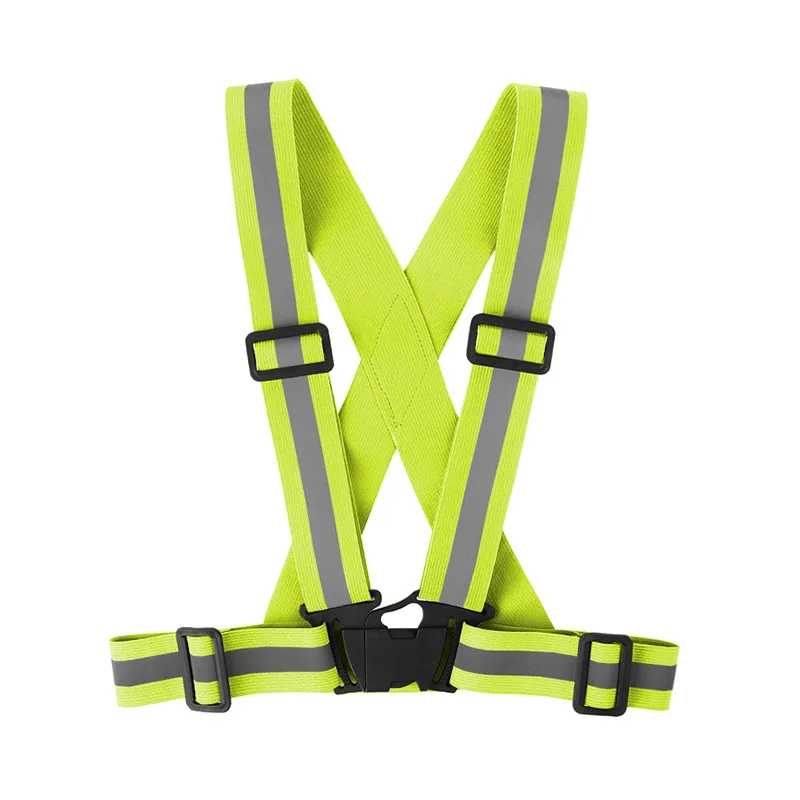 Outdoor Adjustable Safety Vests Night Walking Highlight Reflective Vest Lightweight Biking Safety Straps Waterproof Running Gear image 2