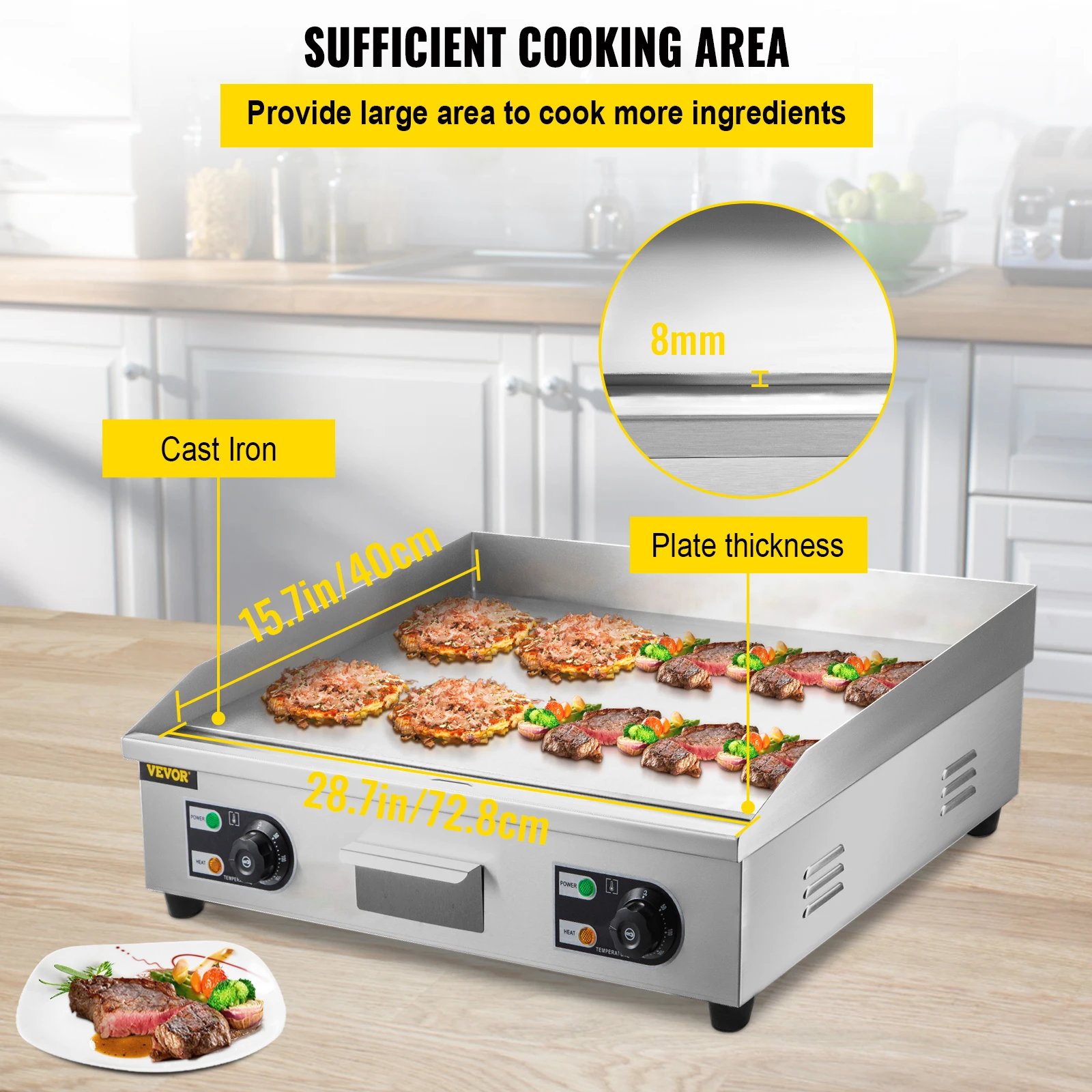 Plaque chauffante électrique d - Camping Cooking Flat Top avis et prix