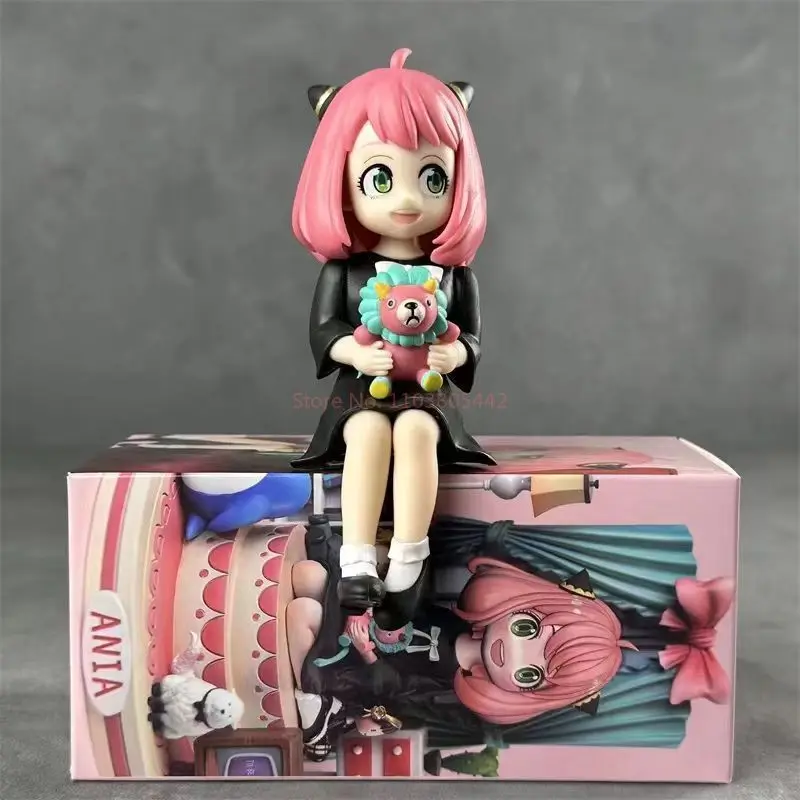 Anime espion × famille mignon fille Anya figurines expérience 007 modèle Kawaii tueur enfants jouets cadeau d'anniversaire voiture ornement en boîte