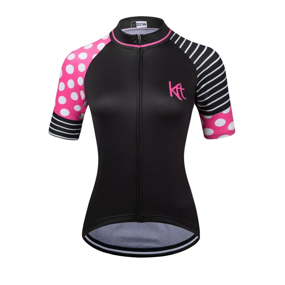 Kafitt Professional Women‘s Short Sleeve Cycling Jersey Sets Bicycle Quick-drying Macacao Feminino Breathable 20D Pad 2 Pieces