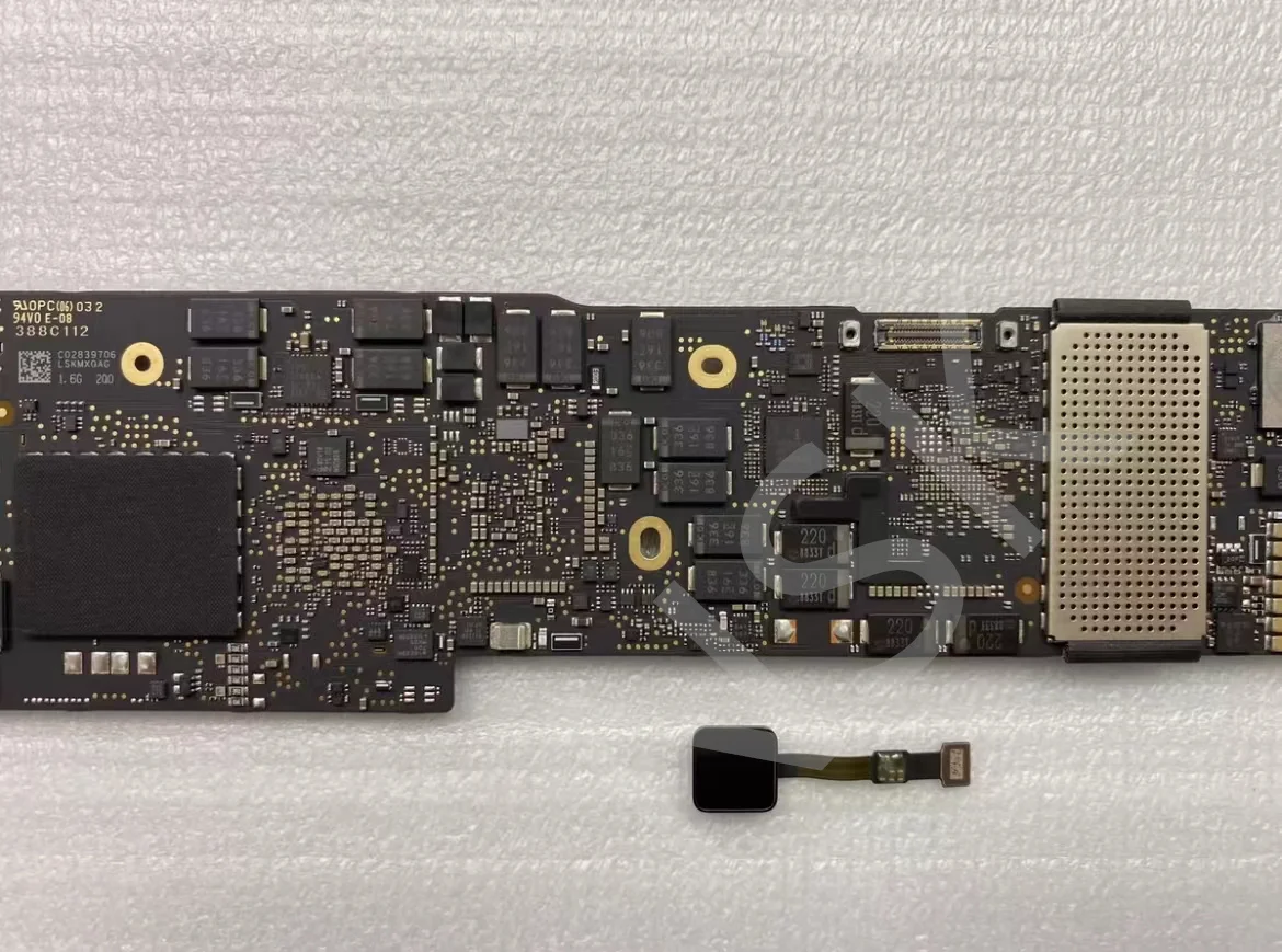 Placa-mãe A1932 original para Macbook Air, placa lógica com impressão digital, 13,3 polegadas, 1,6 GHz, 8GB, SSD de 128GB, 820-01521-A, teste OK, 2018