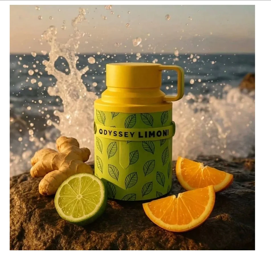 Odyssey Limoni Fresh Neutral Citrus Fragrance 3.4 Ounces Suitable for Men And Women Perfect for Date Nights And Special Occasion
