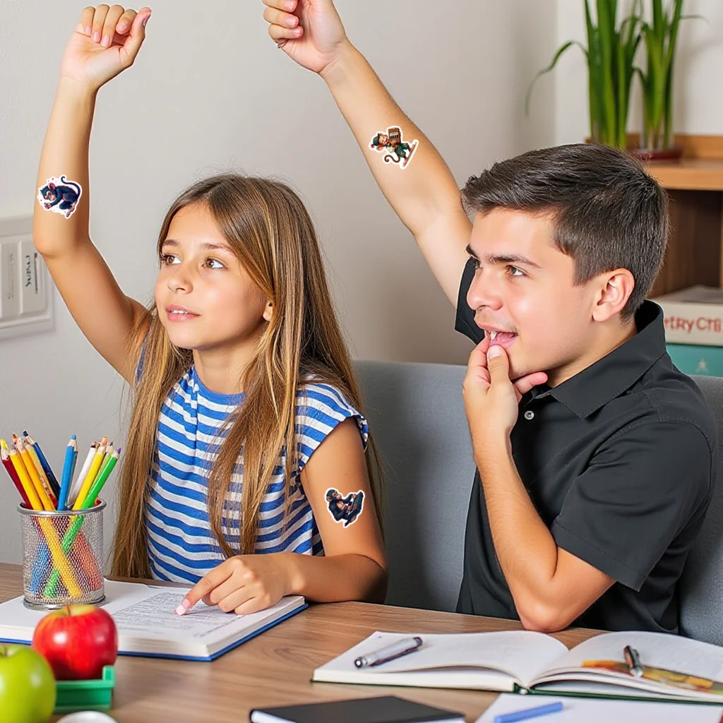 35pcs-100pcs Decals  Small Size Monkey Stickers Band Stickers Musician Stickers for  Instruments Laptops Suitcases