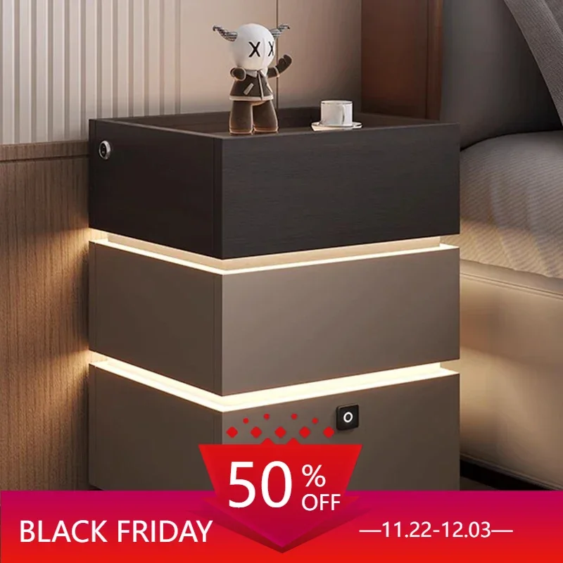 Modern Table Design Comfortable Nightstands Bedroom Drawers Luxury Bedside Economic Furniture Room Cool Mesa Cabeceira Stuff