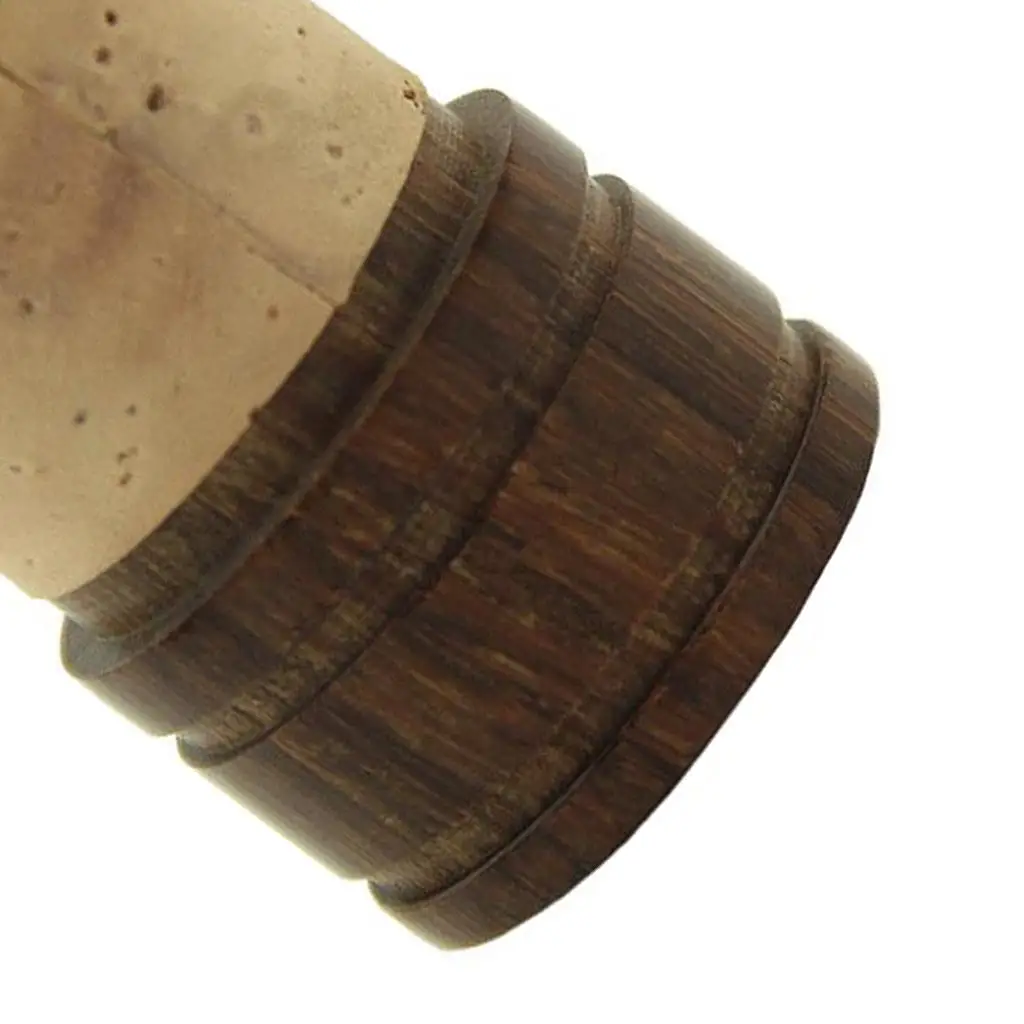 

Saxophone End Plug Durable Blackwood Sax Spare Parts Instrument Stopper for Baritone E Saxophone Repair