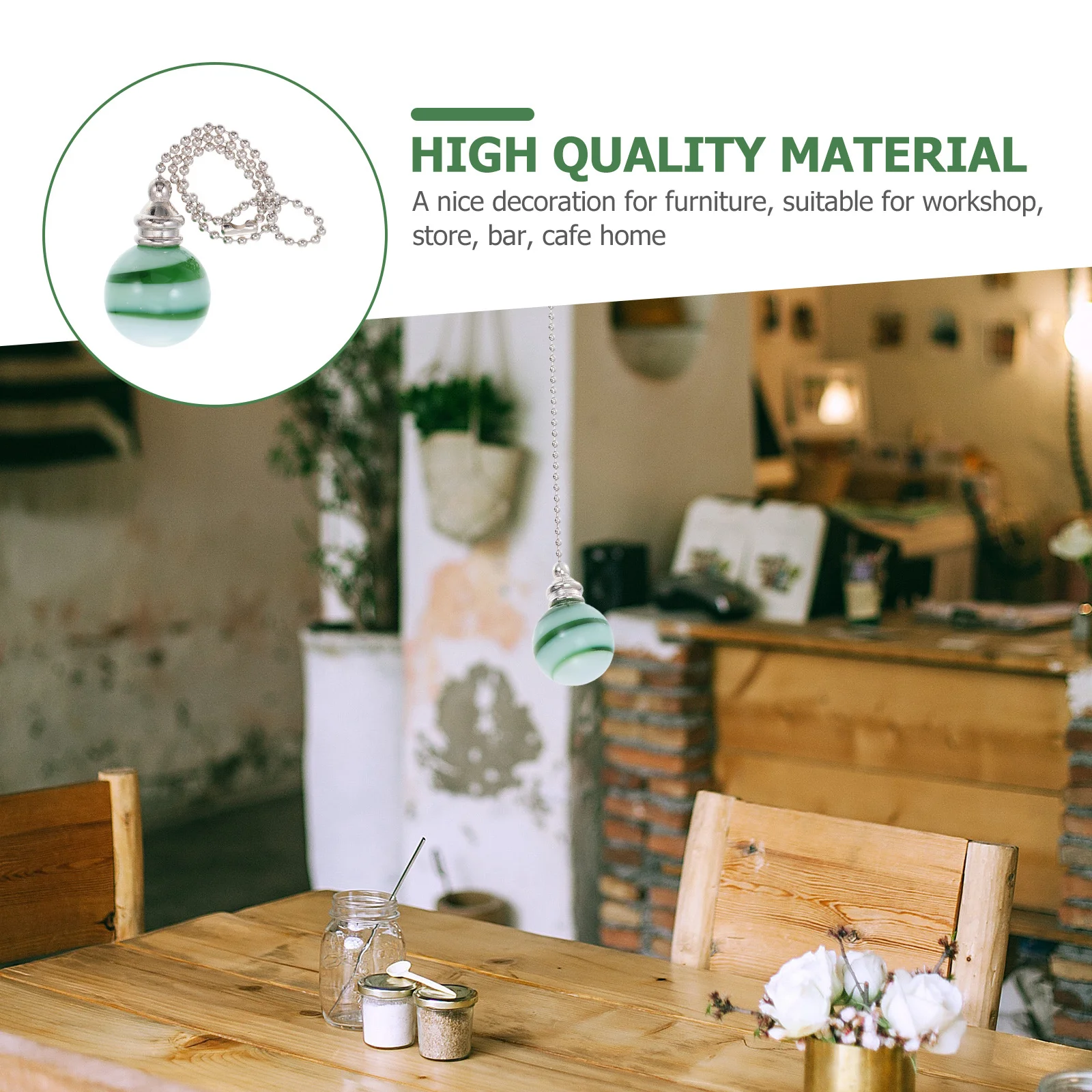 

1Pcs Delicate Fan Lamp Chain Unique Ceiling Light Chain Good Texture Fine Workmanship Home Chandelier Decorative Lamp Pendants