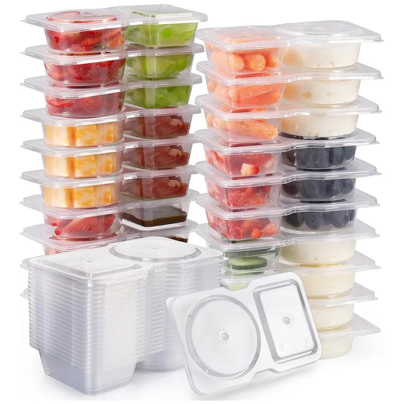 

【Limited Time Offer】New Snack Containers, Reusable Snack Containers With Lids 20Pcs, Snackle Box Container Portion Control