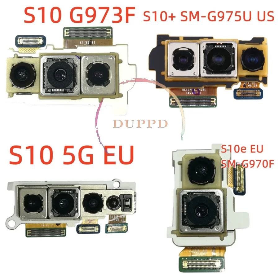 Back Facing Big Main Rear Camera Module Flex Cable For Samsung Galaxy S10+Plus 5G S10e S9+ S8+ S7 Edge Replacement Spare Parts