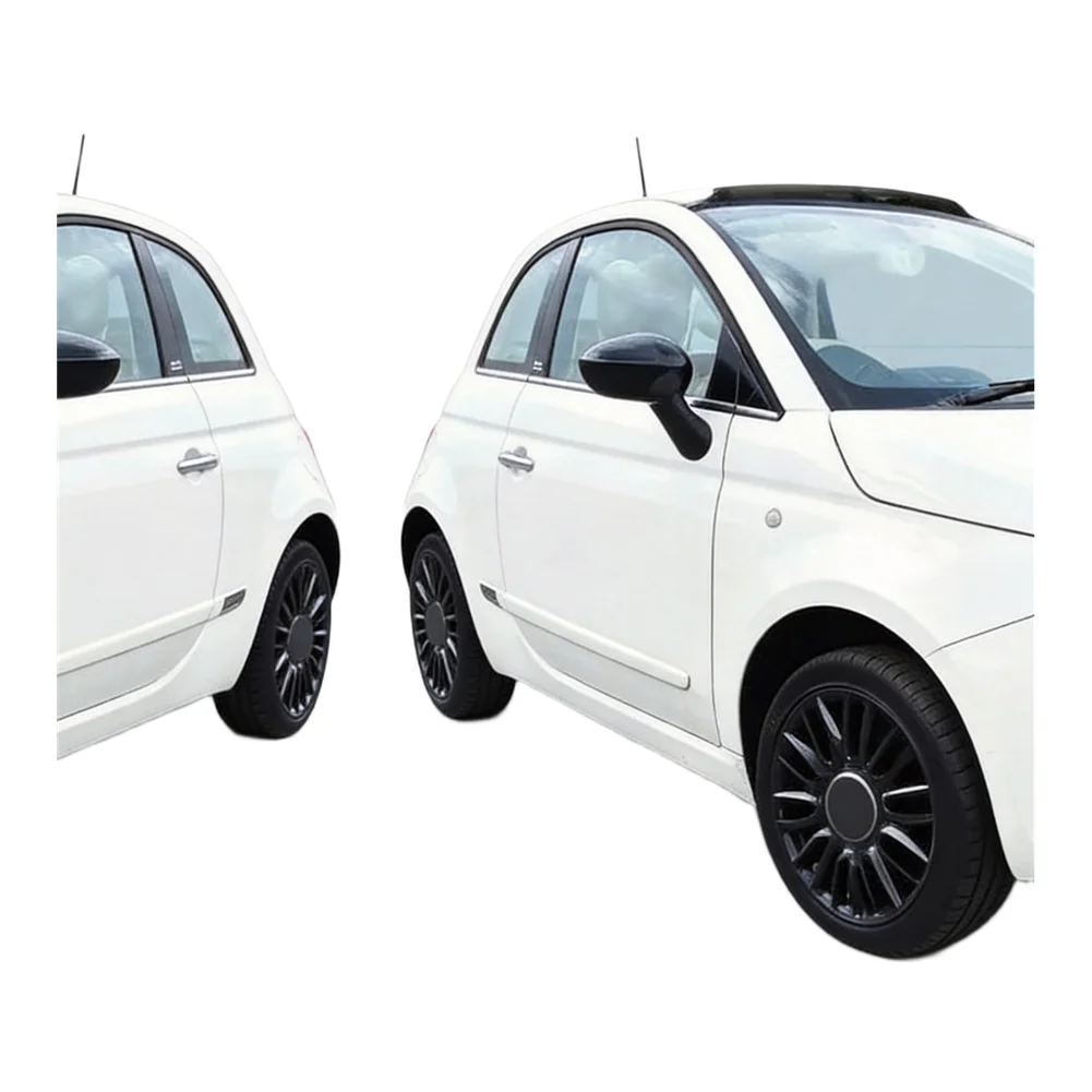 For Car Exterior Repair Black Front Bumper Bezel Headlight Trim Ring Heat Resistant Material Anti Aging Plastic