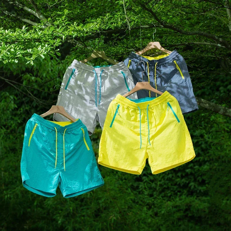 

2026 Summer Shorts Men's Trendy Brand Outdoor Leisure Sports Running Versatile Elastic Breathable Pentagram Pants