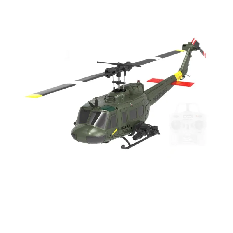 Nowa 6-kanałowa symulacja UH1 Huey odwrócony helikopter akrobacyjny bezszczotkowy elektryczny zdalnie sterowany samolot zabawka