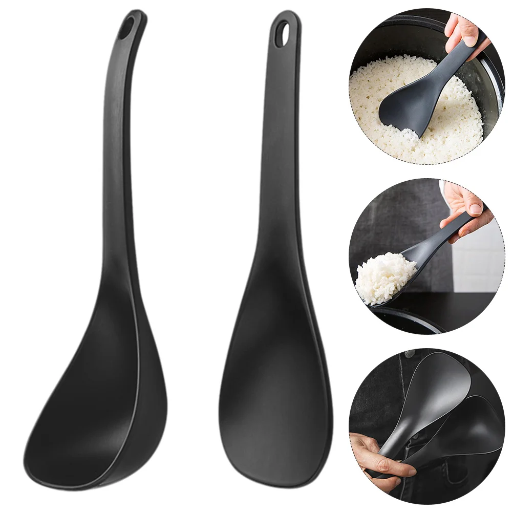 

Rice Spatula Spoon Multipurpose Spoons Serving Dinnerware Cooking Utensils Soup Non-stick Ramen Noodles