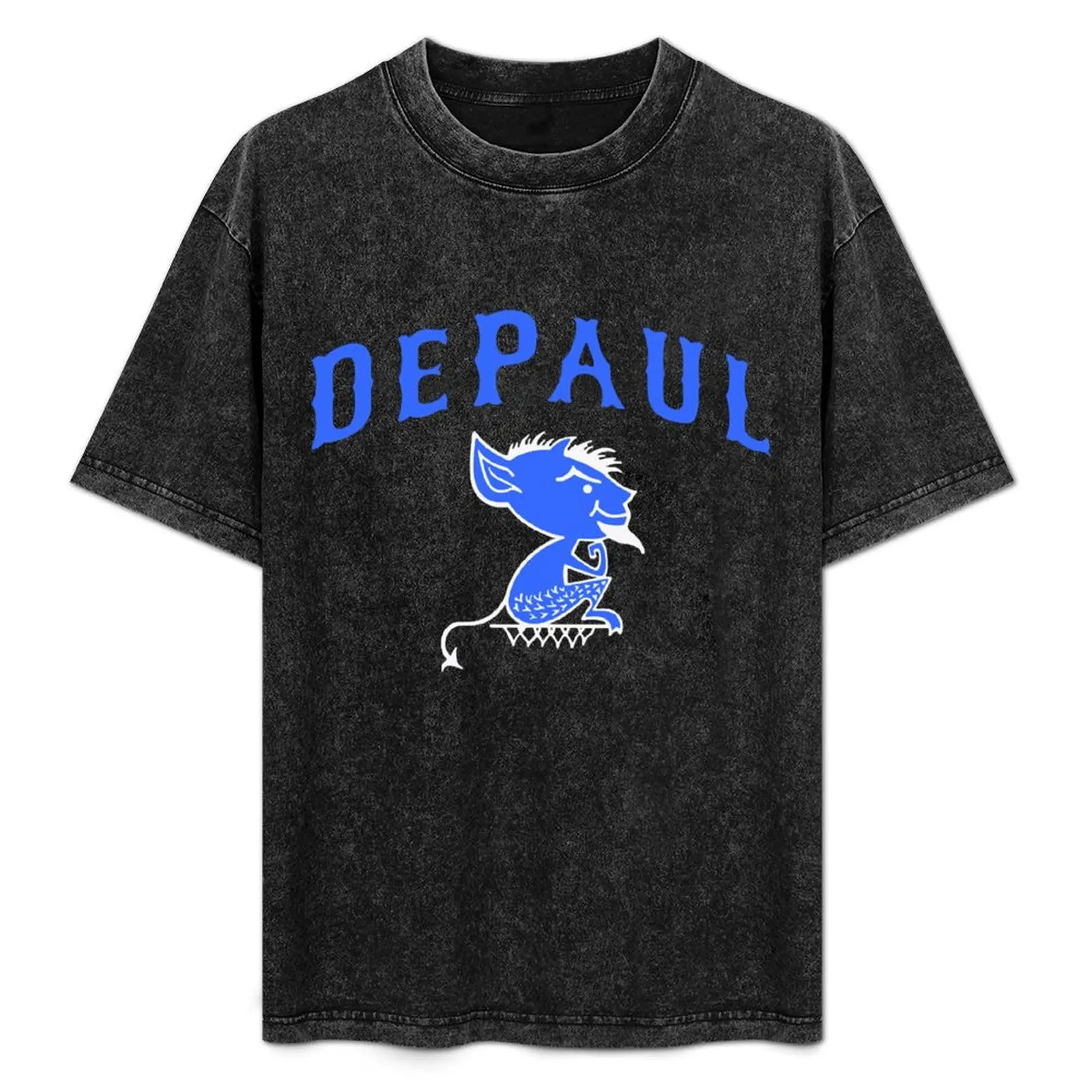 

DePaul Mascot Design T-Shirt fashion shirts Personalized t-shirt summer top t shirt men 100℅ cotton