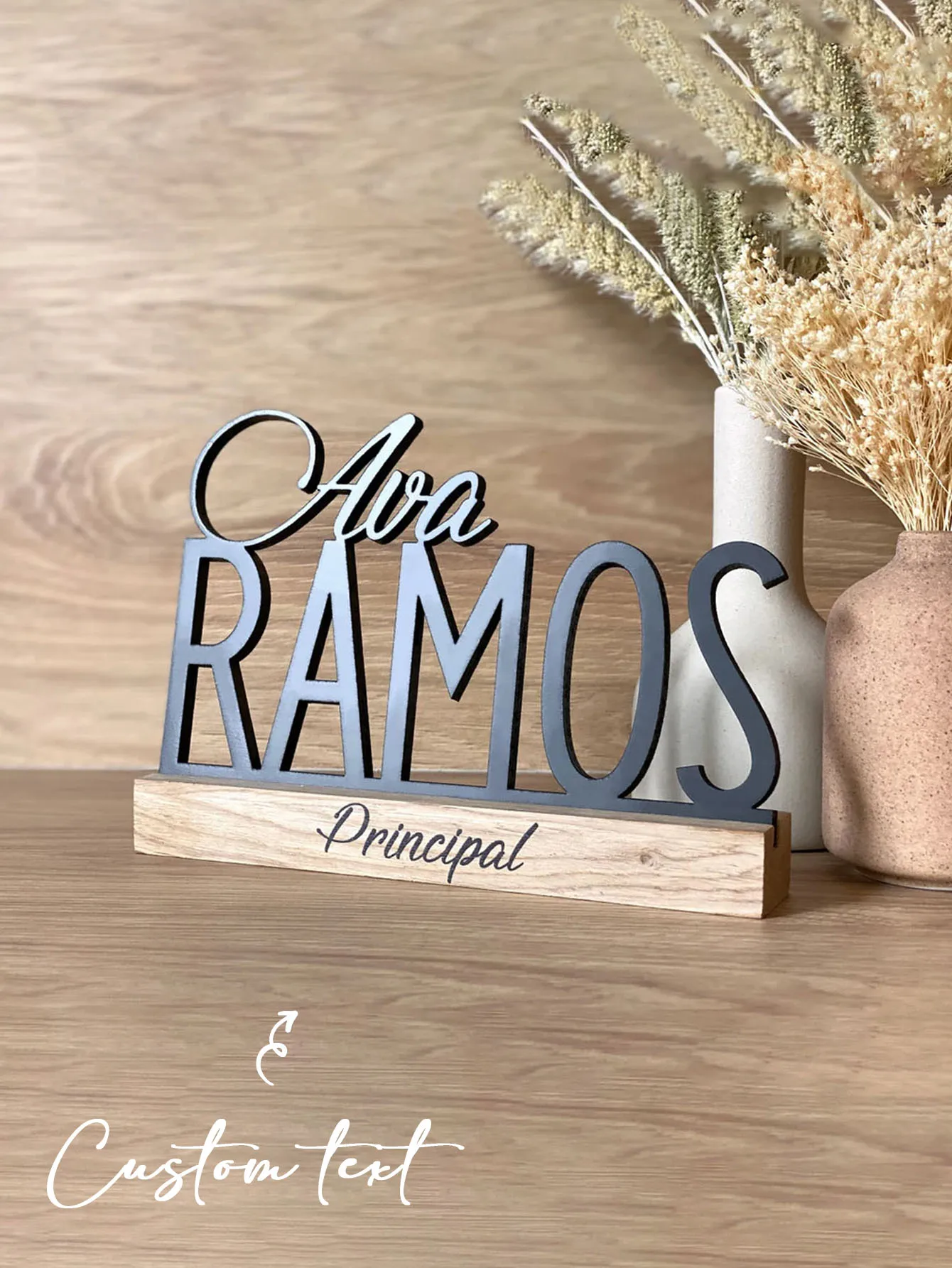 Customized Wooden Desk Nameplate, Office Accessories Gift, Boss Gift, New Office Gift, Personalized Wooden Desk Nameplate, New Job Gift, Personalized Wooden Nameplate, Desk Sign, Colleague Gift, Desktop Accessories, Custom Wooden Desktop Nameplate, New Job Gift, Doctor Gift, Holiday Gift, Home Decor, Desktop Gift, Desktop Decoration