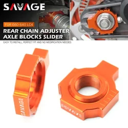 Chain Adjuster Block Sliders For 640 LC4 ENDURO/SUPERMOTO/ADVENTURE R 660 SMC RALLYE Motorcycle Accessories Regulator Tensioner