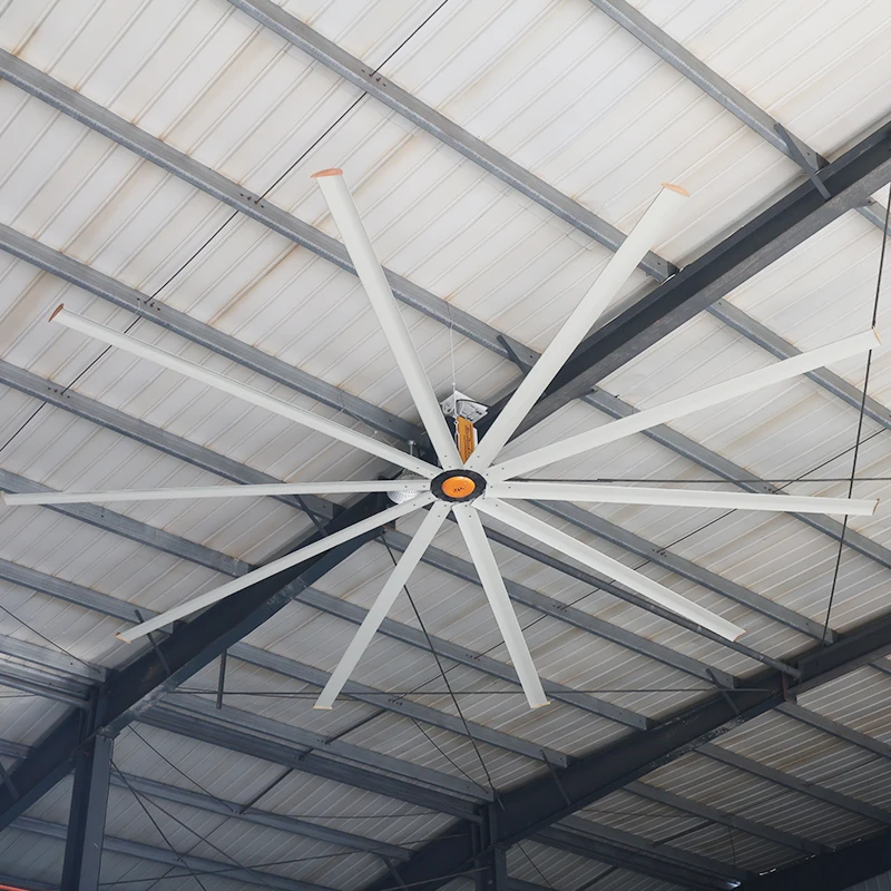 

Large Industrial Ceiling Fan Hvls Fans for Factory Farm GYM Warehouse Logistics Office Carpor