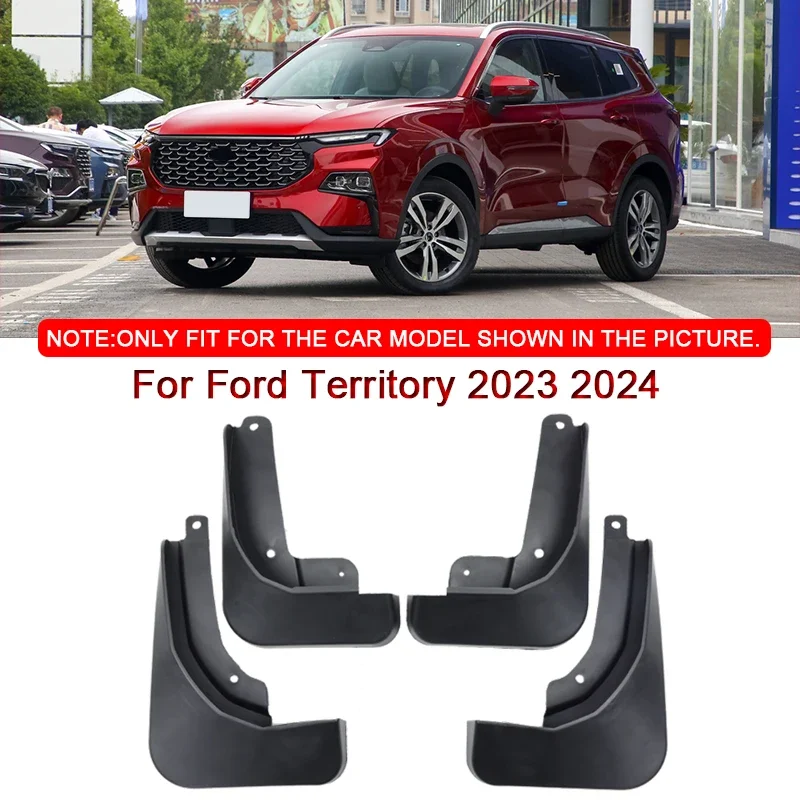 

For Ford Territory 2023 2024 Car Styling ABS Car Mud Flaps Splash Guard Mudguards MudFlaps Front Rear Fender Auto Accessories
