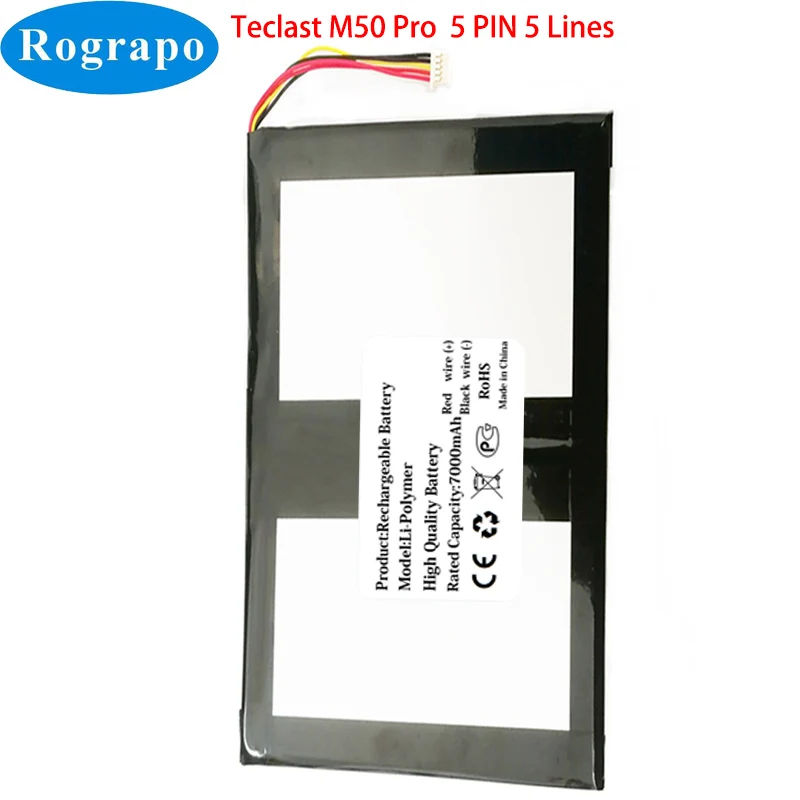 

Новый аккумулятор Teclast M50 Pro для планшетного ПК 3,8 В, 7000 мАч