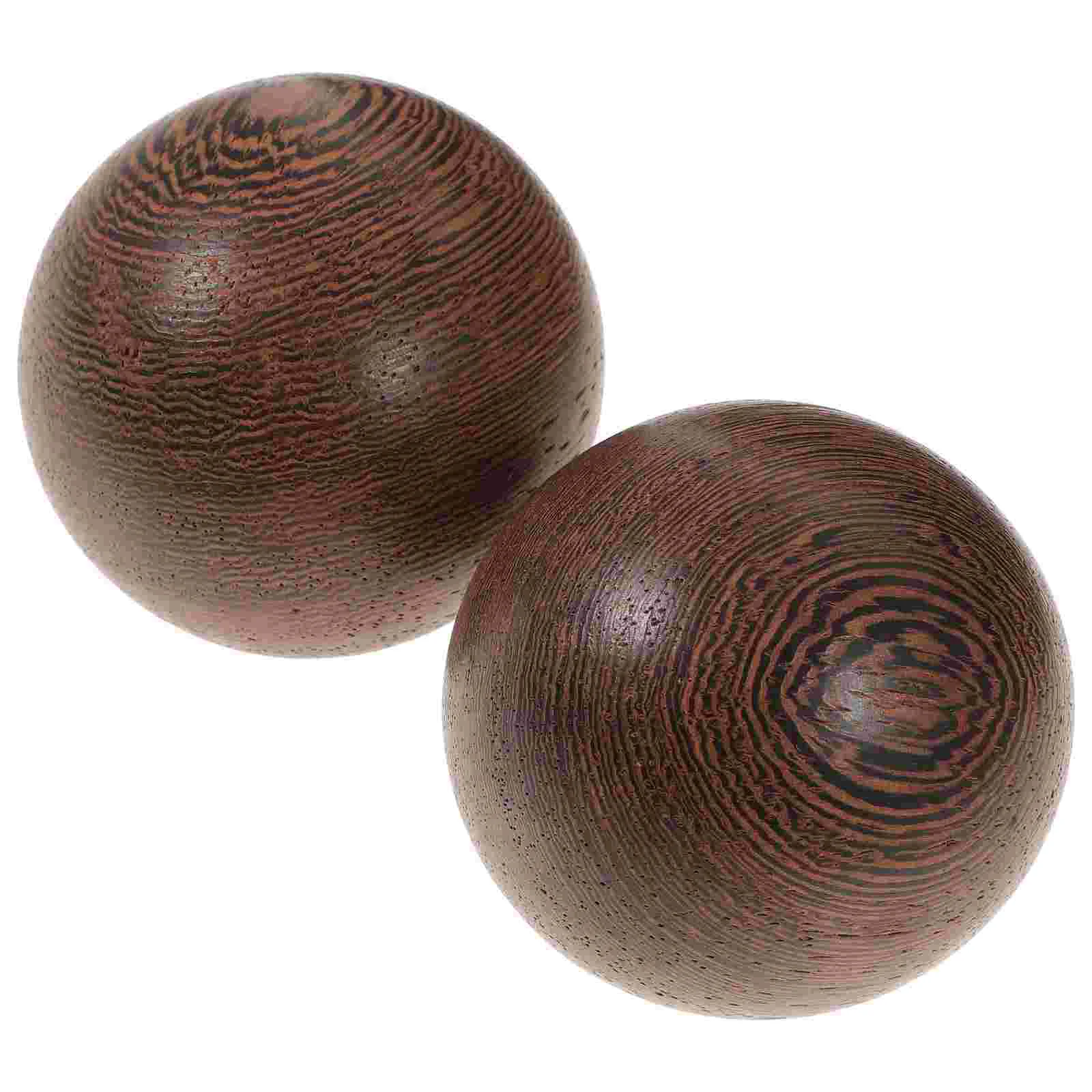 2pcs Rosewood Hand Hand Exercise Balls Baoding Hand Exercise Balls Chinese Acupoint Hand Exercise Balls Adult Wrist Hand