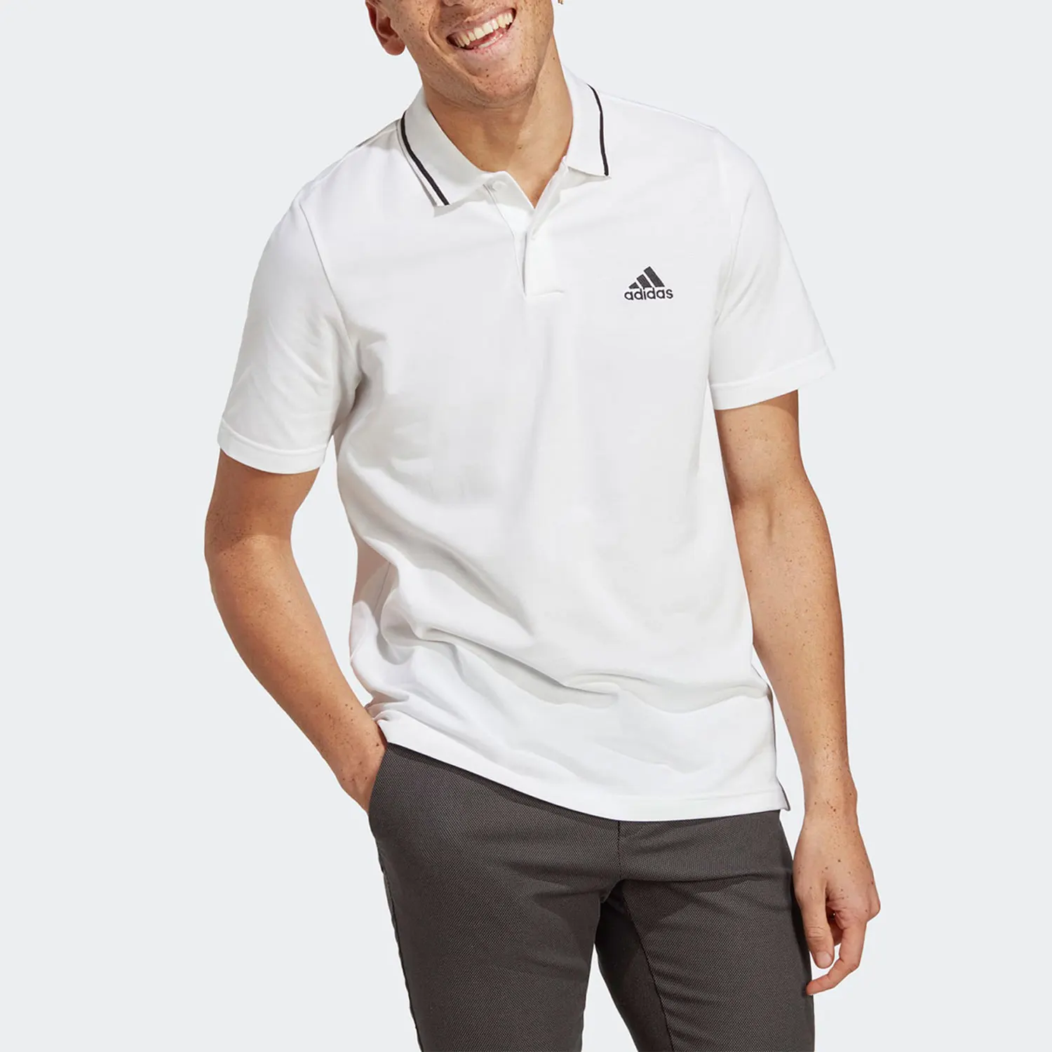 

Новая мужская спортивная футболка-поло Adidas Originals с коротким рукавом IC9315