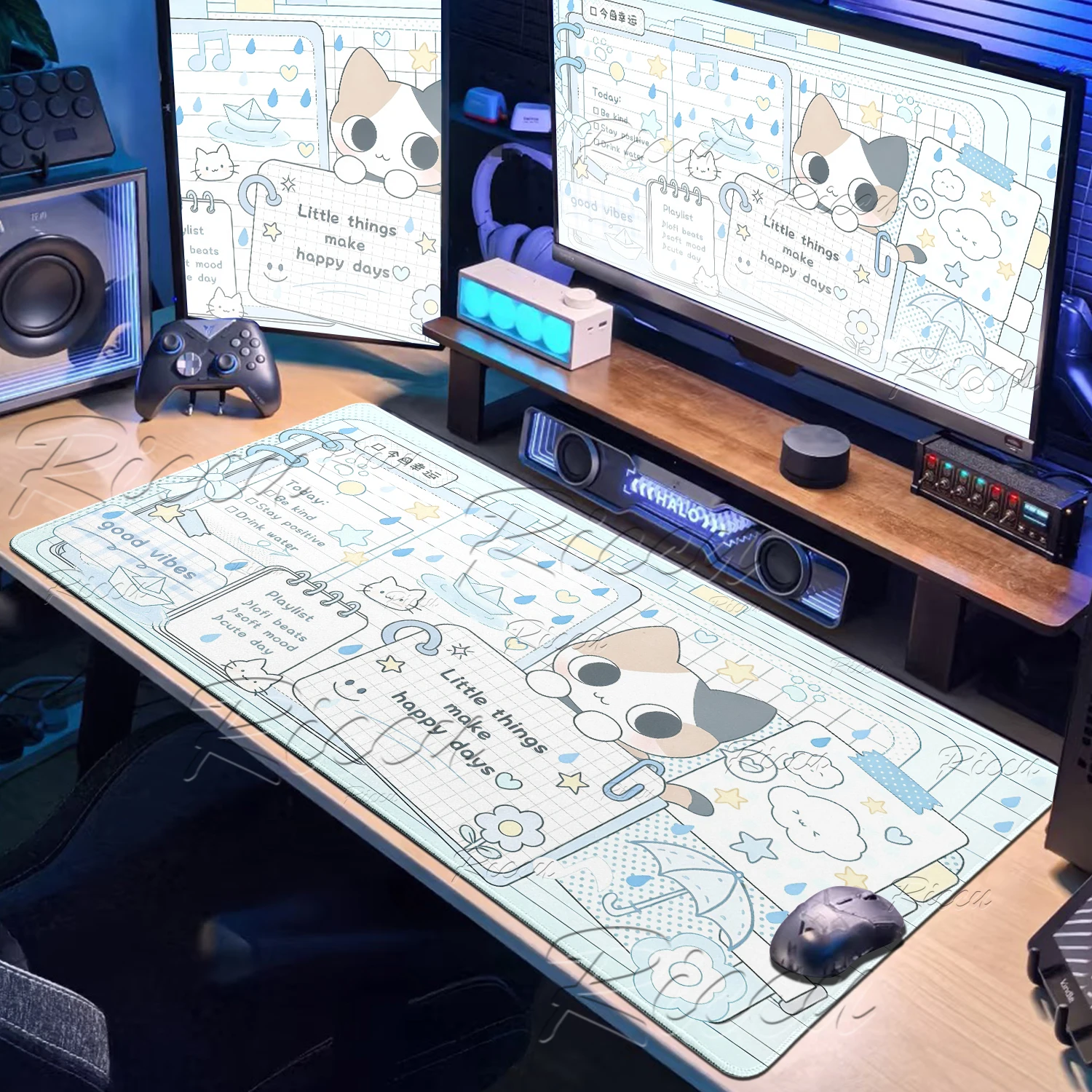 Yeni Kawaii Siyah Kedi Mousepa - Mousepad Xl Extended incelemesi ve fiyatı