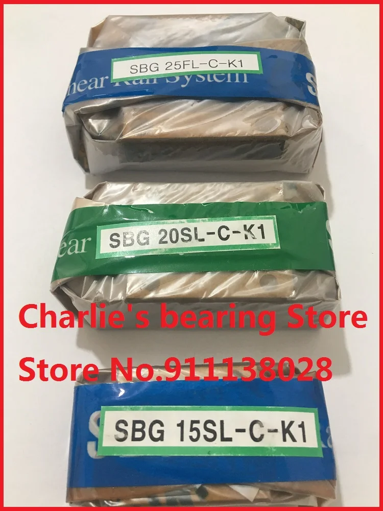 1pc 100% brand new original genuine Korea SBC linear guide slider SBG45SLL-C-K1 bearing carriage