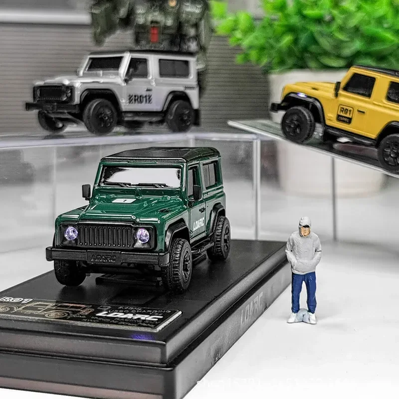 New Ldarc R01 Mini Rc Crawler 1/64 Simulated Electric Remote Control Model Car Tabletop Rtr 2.4ghz Adults Children'S Toys Gift