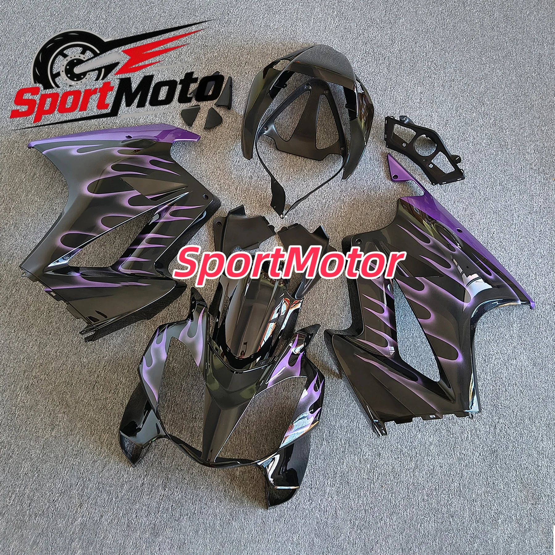 Customize Motorcycle Fairing Kit for Honda VFR800 2002 2001 2002 2003 2004 2005 2006 Red Gloss Fairings FOR VFR 800 02-12 Tank