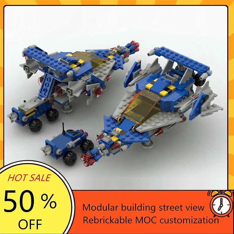 

483PCS Popular Space War Movie Model MOC Building Bricks Scout Aircraft Modular Technology Gifts Holiday Assemble Children Toy