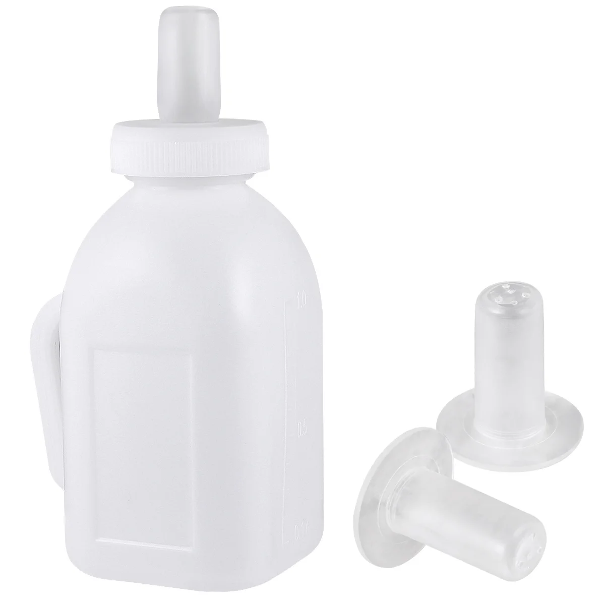 

1Set Silicone Lamb Feeding Bottle Premium Food Grade Milk Pot High Temperature Resistant for Sheep Goat Pig Horse Calf Farm Use