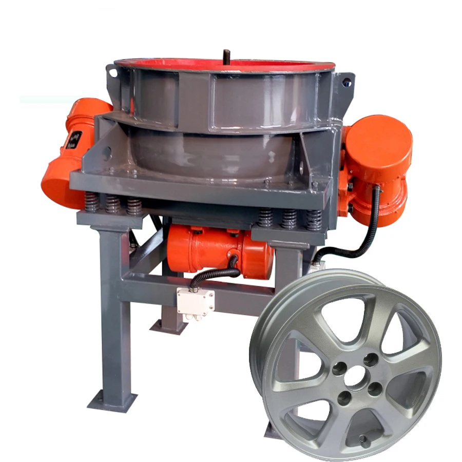 Alloy Wheel Rim Vibrating Wheels Polishing Sizing Machine Tumbler Polishing Machine Wheel Polishing Machine Vibrator Polisher