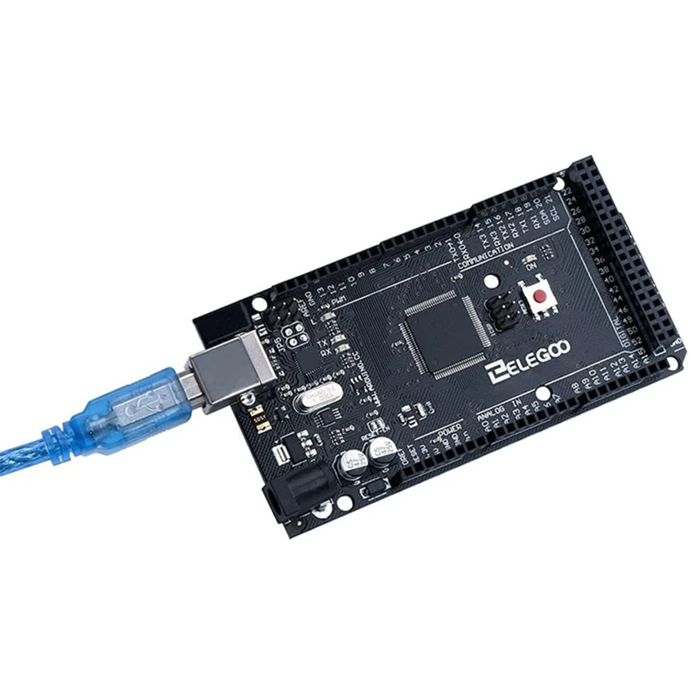 ELEGOO Arduino MEGA R3 Board ATmega 2560 + cavo USB compatibile con progetti Arduino IDE conformi a RoHS