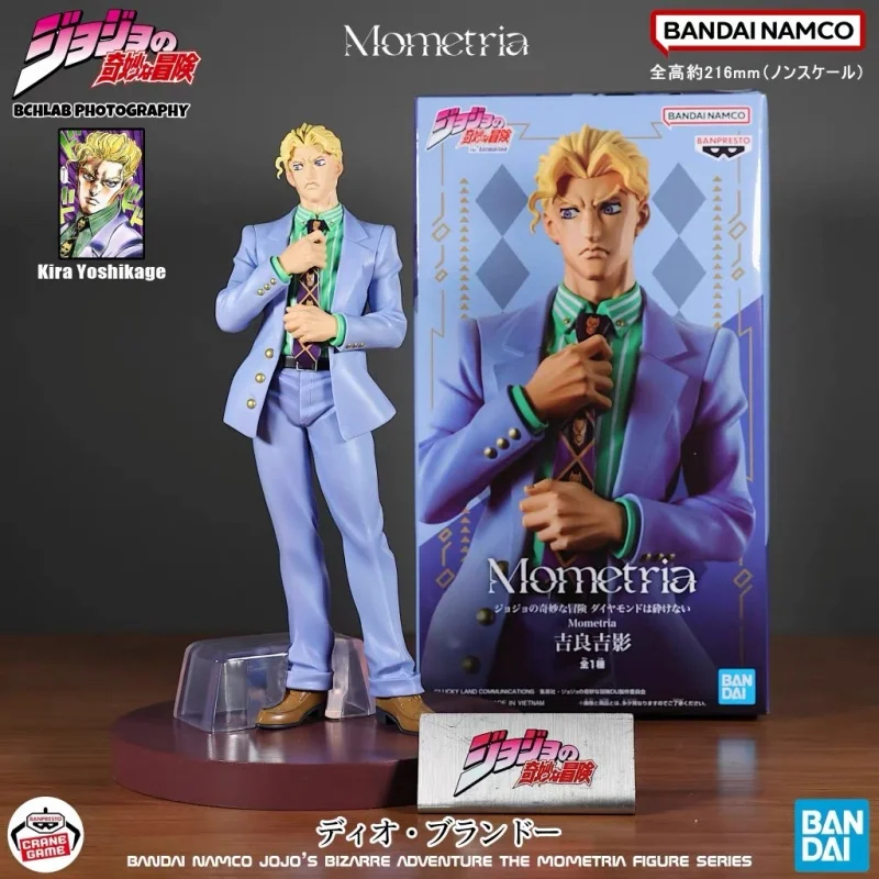 

Genuine Bandai Jojos Bizarre Adventure Diamonds Are Unbreakable Mometria Josuke Higashikata Yoshikage Kira Figure Anime Model